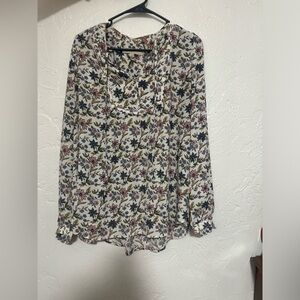 LOFT blouse size Large. In great condition!